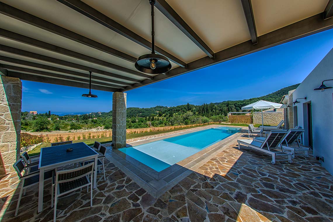 Exterior - Swimming Pool - Villas in Arillas Corfu